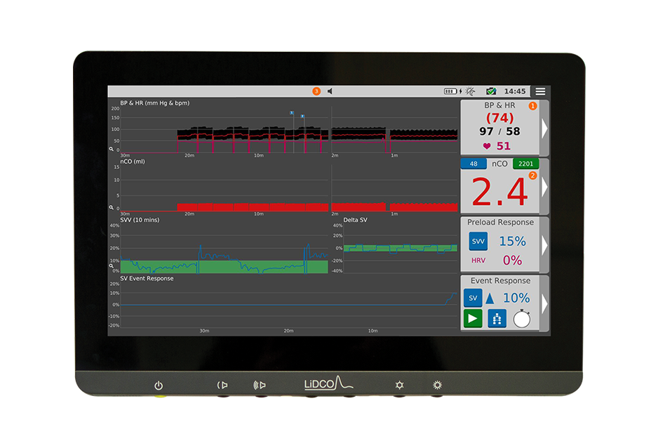 Produit : Moniteur LiDCO avec mesures hémodynamiques 