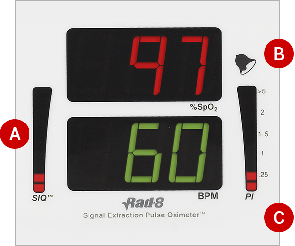 Masimo - Rad-8 - Indicateur de l’état de l’alarme