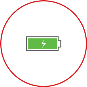 Masimo – Illustration de batterie pleine